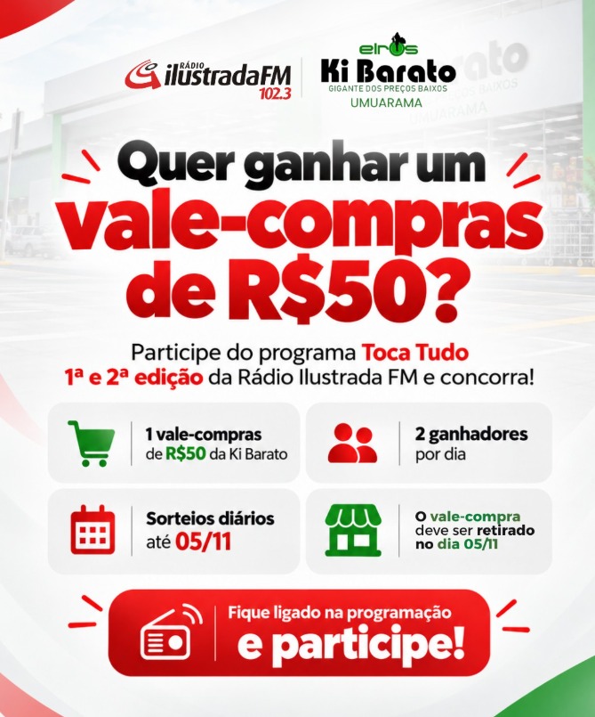 Vale compras de 50 reais da Ki Barato